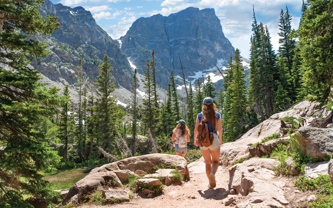 hiking in Rocky Mountain National Park