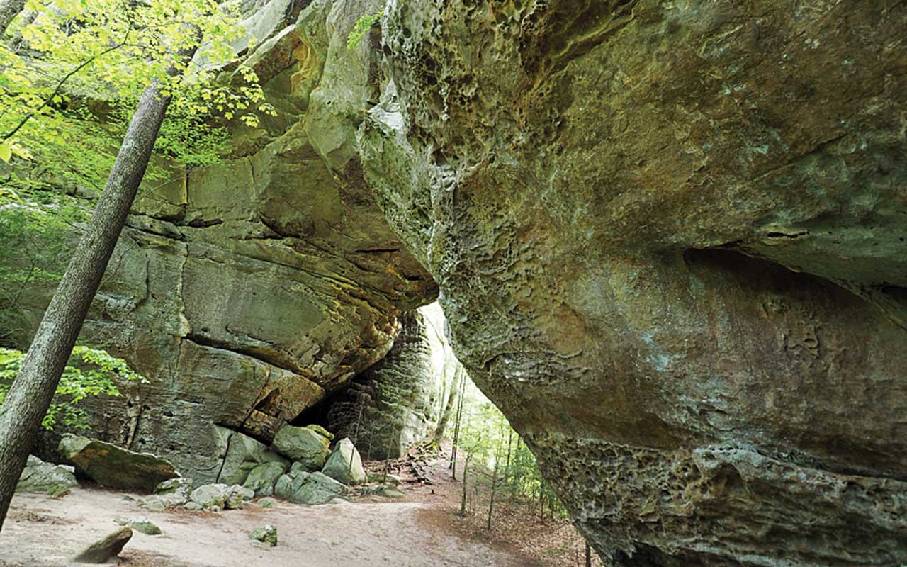 South Arch of the Twin Arches at Big South Fork