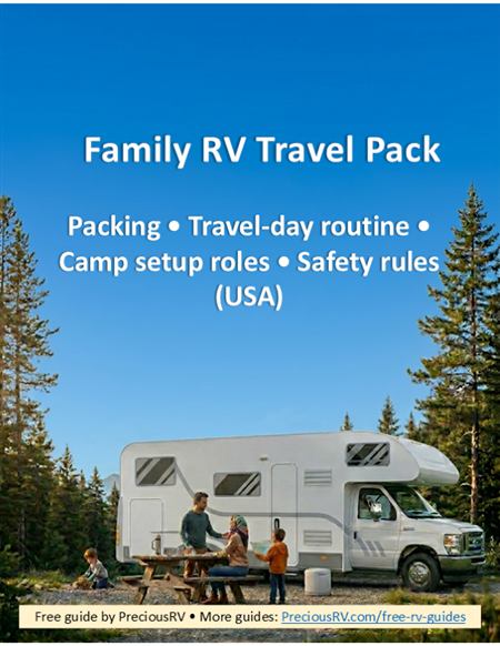 Family RV Travel Pack cover - free PreciousRV guide